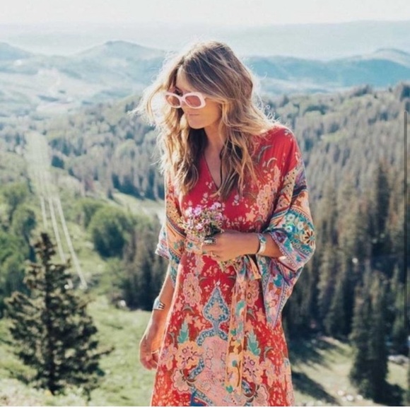 New Bohemian Floral Midi Maxi Dress - Picture 7 of 14